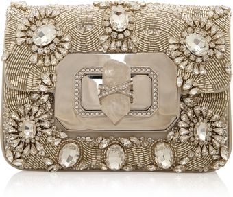 Marchesa Crystal Chain Strap Eve Bag - Lyst