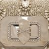 Marchesa Crystal Chain Strap Eve Bag in Silver - Lyst