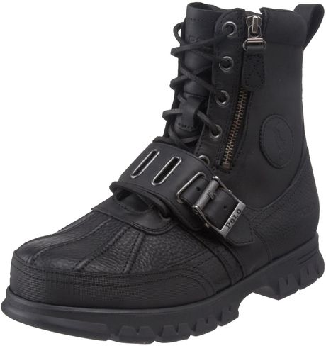 Polo Ralph Lauren Mens Andres Ankle Boot in Black for Men - Lyst
