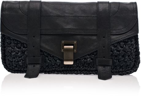 Proenza Schouler Clutch in Black - Lyst