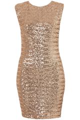 Topshop Sequin Cross Back Bodycon Dress By Dress Up