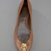 Alexander Mcqueen Skull Ballet Pump in Brown - Lyst