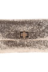 Anya Hindmarch Valorie Glitter Clutch Bag