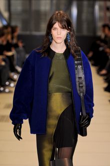 Balenciaga Fall 2012 Blue Baggy Jacket With Wide Sleeves - Lyst