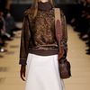 Balenciaga Fall 2012 Sequinned Turtleneck Sweater In Brown And Gold in Brown - Lyst