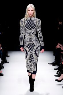 Balmain Fall 2012 Embroidered Maxi Dress - Lyst