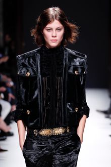 Balmain Fall 2012 Lace Embroidered Blouse - Lyst
