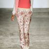 Clements Ribeiro Printed Silk Skinny Pants in Beige (ivory) - Lyst