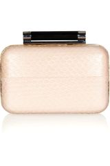 Diane Von Furstenberg Tonda Watersnake Box Clutch