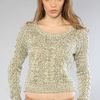 Free People The Cabletown Pullover in Green - Lyst