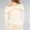 Free People The Pieced Lace Top in Beige - Lyst