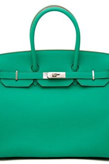 Hermes 35cm Menthe Clemence Birkin - Lyst
