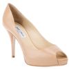 Jimmy Choo Peep Toe Pump in Beige (nude) - Lyst