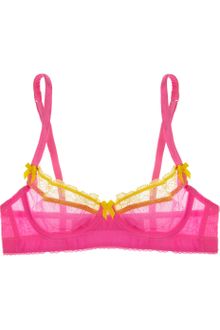 Mimi Holliday By Damaris Kamikaze Silk-chiffon Plunge Bra - Lyst