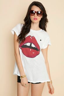 Nasty Gal Vixen Lips Tee - Lyst