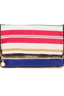 Stella McCartney Falabella Fold Over Clutch - Lyst