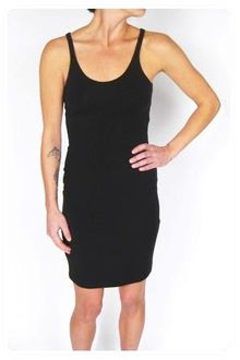 T By Alexander Wang Modal Spandex Cami Tank Dress in Black - Lyst