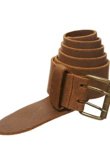 Topman Tan Leather Epsom Belt - Lyst