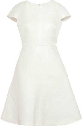 Valentino Silk-blend Gazar A-line Dress - Lyst