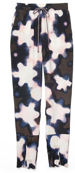 3.1 Phillip Lim Big Splash Print Pant in Pink (blue) - Lyst