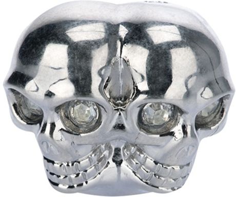 Alexander Mcqueen Siamese Skull Ring in Silver - Lyst