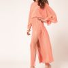 Asos Collection Asos Maxi Dress with Split Thigh in Pink (peach) - Lyst
