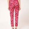 Asos Collection Asos Cropped Trousers in Pink Floral Rose Print in Pink - Lyst
