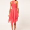 Asos Collection Asos Dress with Racer Back in Pink - Lyst