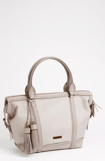 Burberry Leather Tote - Lyst