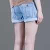 Chloé Denim Shorts in Blue (denim) - Lyst
