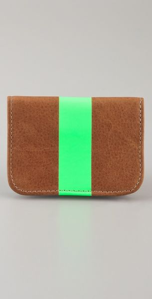  Neon Stripe Card Case 