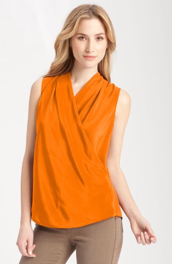 Classiques Entier Atelier Françoise Silk Wrap Blouse - Lyst