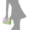 Diane Von Furstenberg Adele Croc Embossed Leather Clutch in Animal (purple) - Lyst