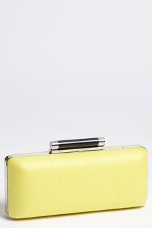 Diane Von Furstenberg Tonda Raffia Clutch - Lyst