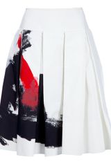 Donna Karan New York Printed Skirt