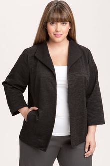 Eileen Fisher Crop Ottoman Jacket - Lyst