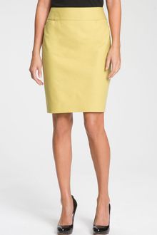 Halogen Stretch Cotton Pencil Skirt - Lyst