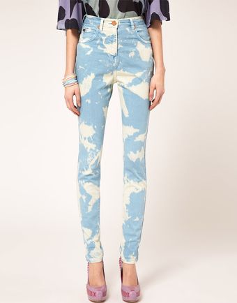 House Of Holland Bleach Jean With High Waist - Lyst