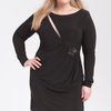 Js Collections Embellished Jersey Cocktail Dress in Black - Lyst