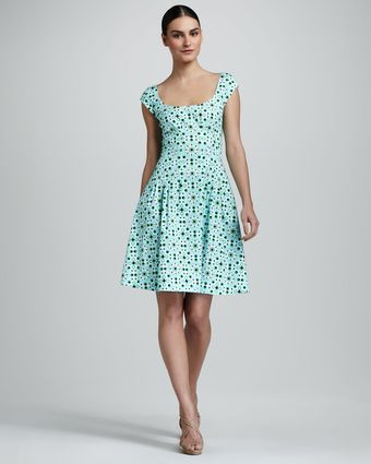  Trisha Solar-print Dress 