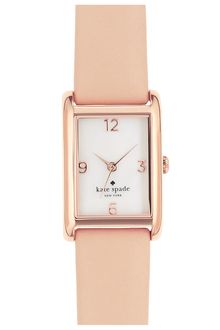 Kate Spade Cooper Leather Strap Watch - Lyst