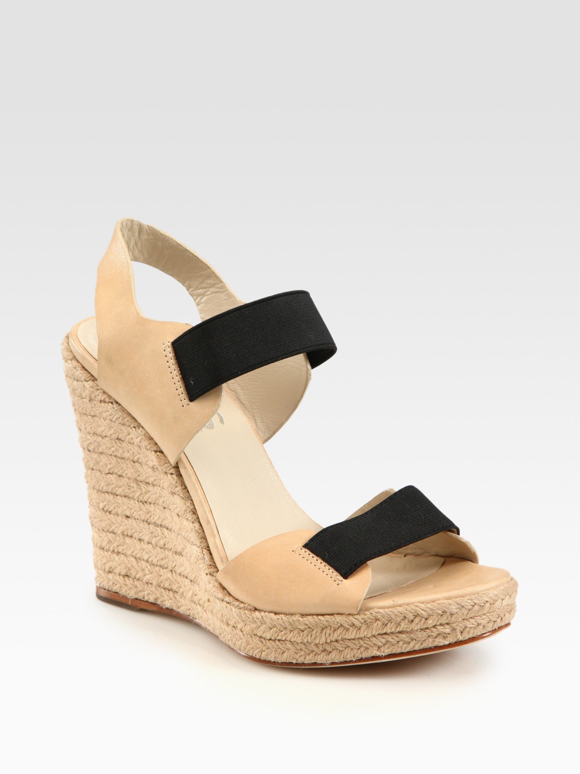 michael kors tan wedge sandals