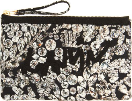 Lanvin Gems Pochette in Black - Lyst