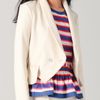 Marc By Marc Jacobs Adie Knit Blazer in Beige - Lyst
