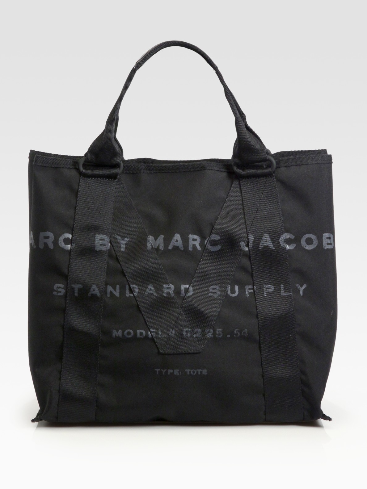 Marc By Marc Jacobs M Standard Supply Canvas Tote Bag in Black Marc By Marc Jacobs M Standard Supply Canvas Tote Bag in Black