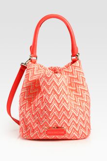 Marc By Marc Jacobs Pot Holder Cotton & Leather Rosie Hobo - Lyst