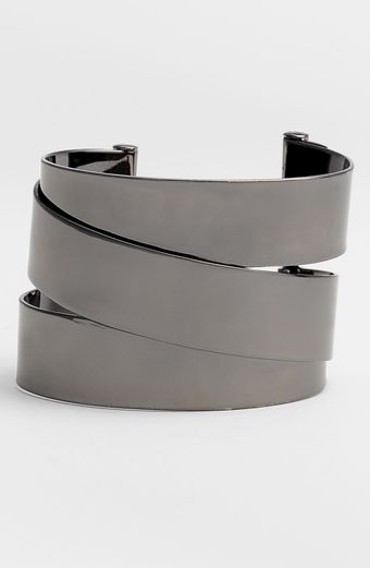  Metal Ribbons Wrapped Cuff 