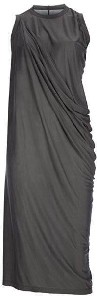 Rick Owens Sleeveless Dress - Lyst