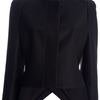 Stella Mccartney Collarless Jacket in Black - Lyst