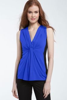 Vince Camuto Sleeveless Colorblock Top - Lyst
